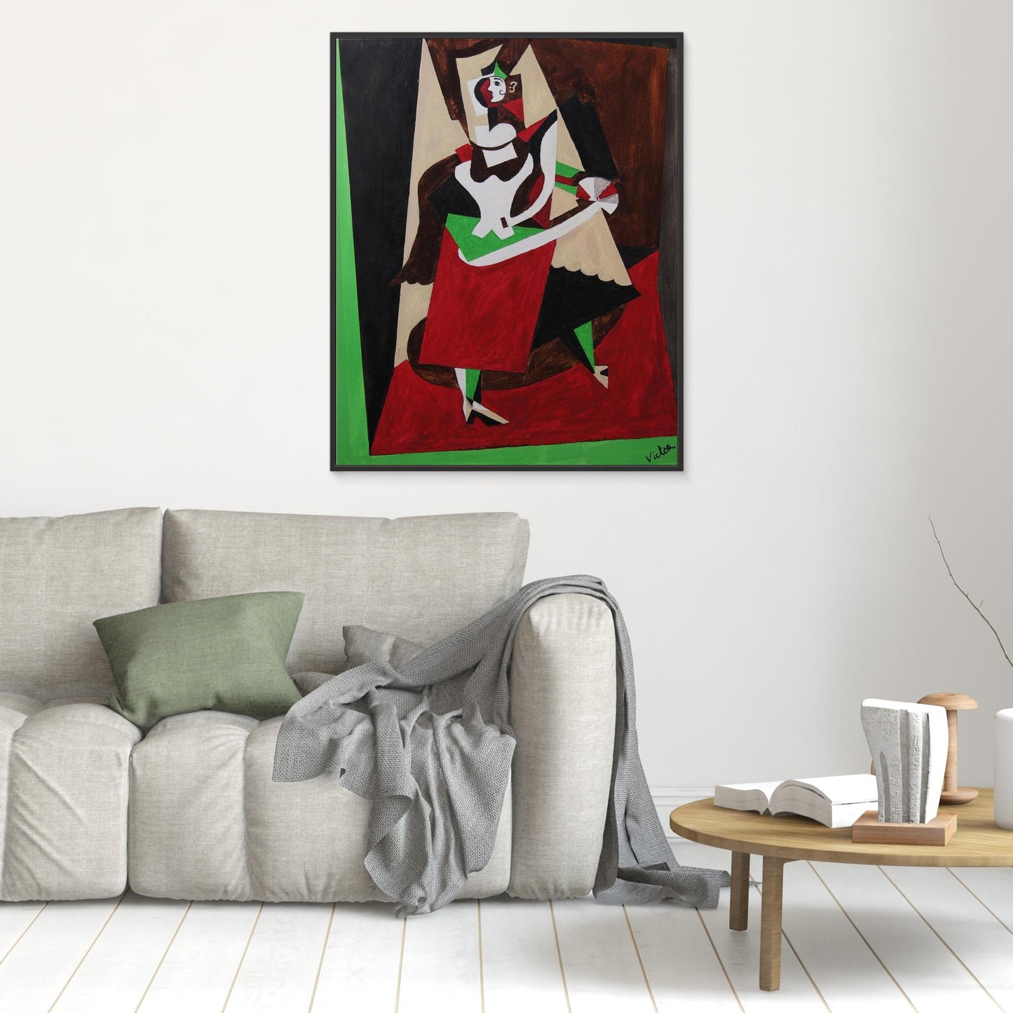Canvas Print: "The dancer at Cabaret"