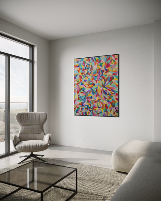 Canvas Print: Mosaic "Rainbow"