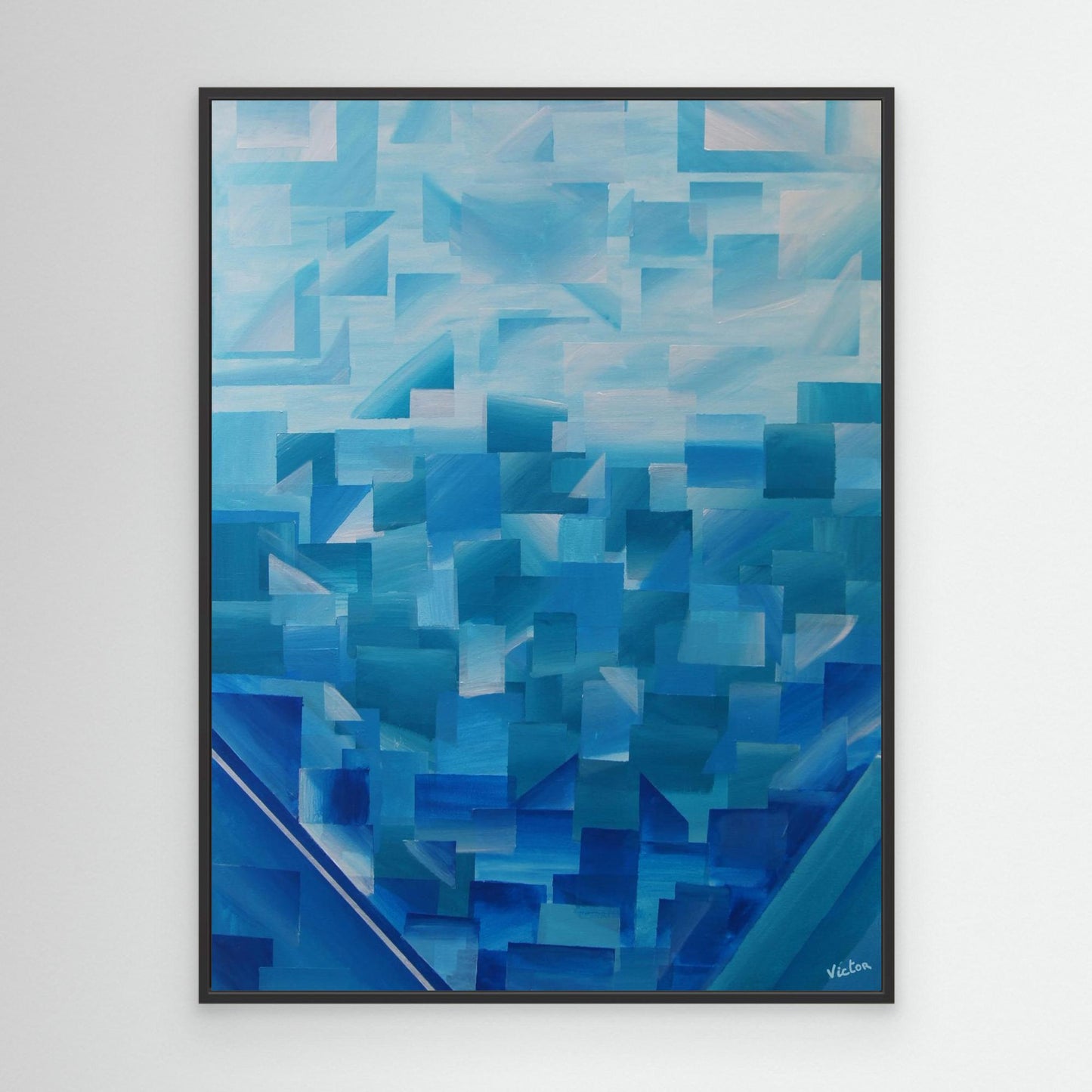 Canvas Print : "Blue Horizon"