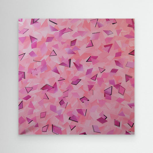 Canvas Print: "50 shades of Pink"