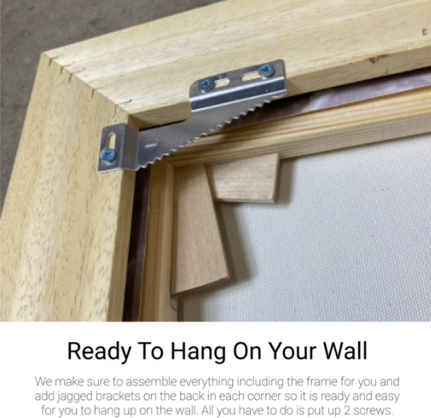 Canvas Print: "50 shades of Pink"