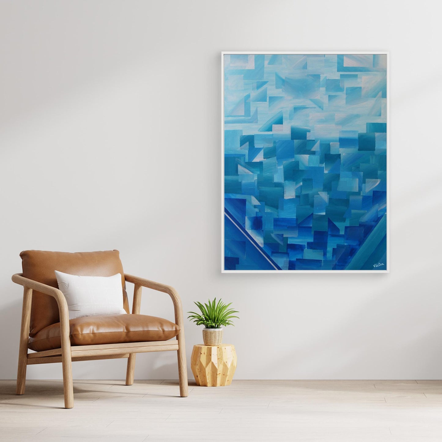 Canvas Print : "Blue Horizon"