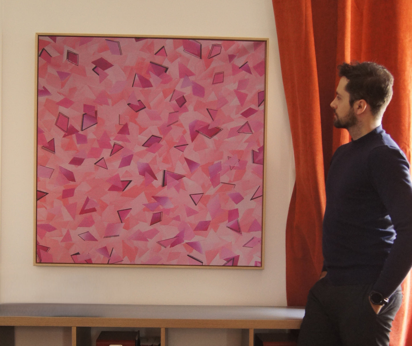 Canvas Print: "50 shades of Pink"