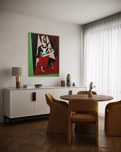 Canvas Print: "The dancer at Cabaret"