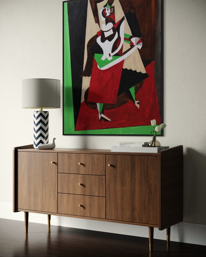 Canvas Print: "The dancer at Cabaret"