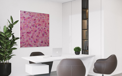 Canvas Print: "50 shades of Pink"