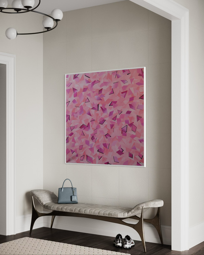 Canvas Print: "50 shades of Pink"