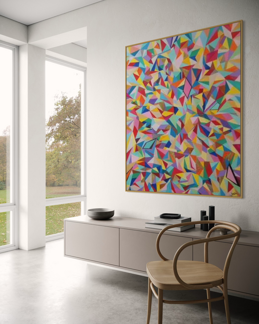 Canvas Print: Mosaic "Rainbow"