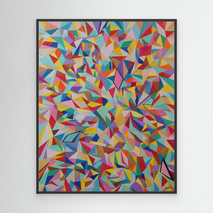Canvas Print: Mosaic "Rainbow"