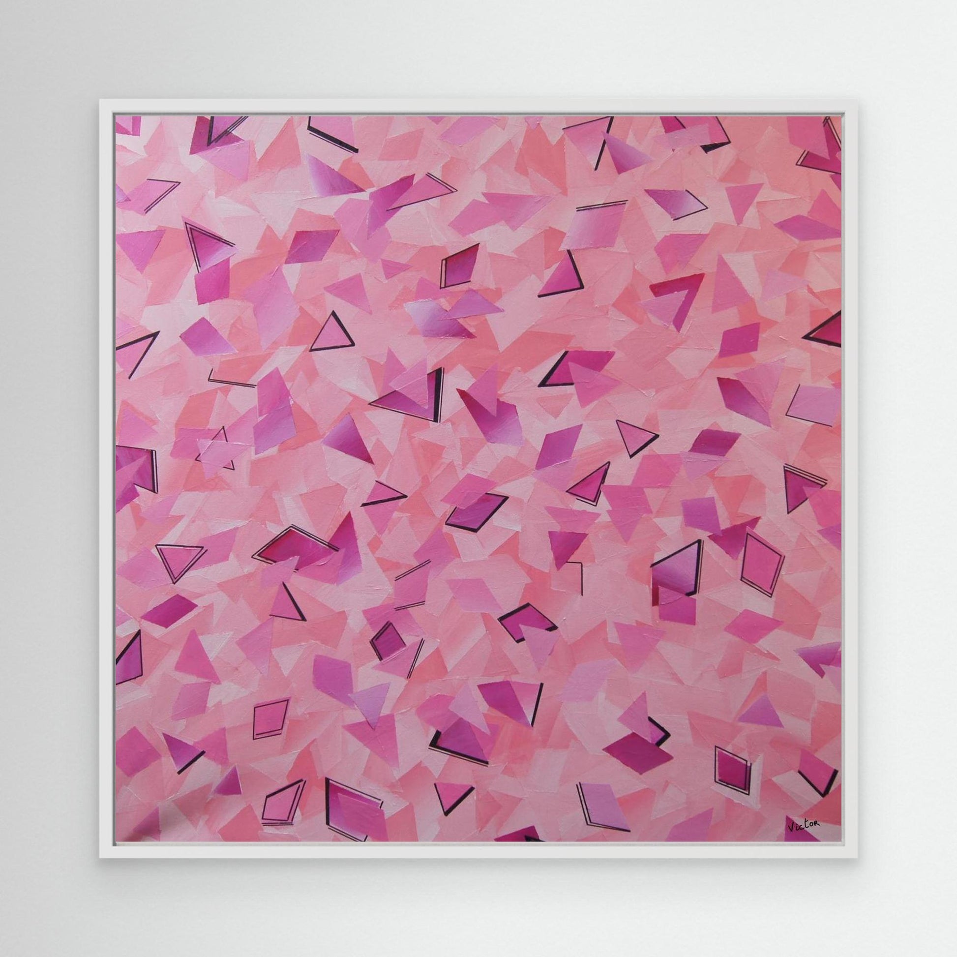 Canvas Print: "50 shades of Pink"
