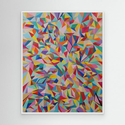 Canvas Print: Mosaic "Rainbow"