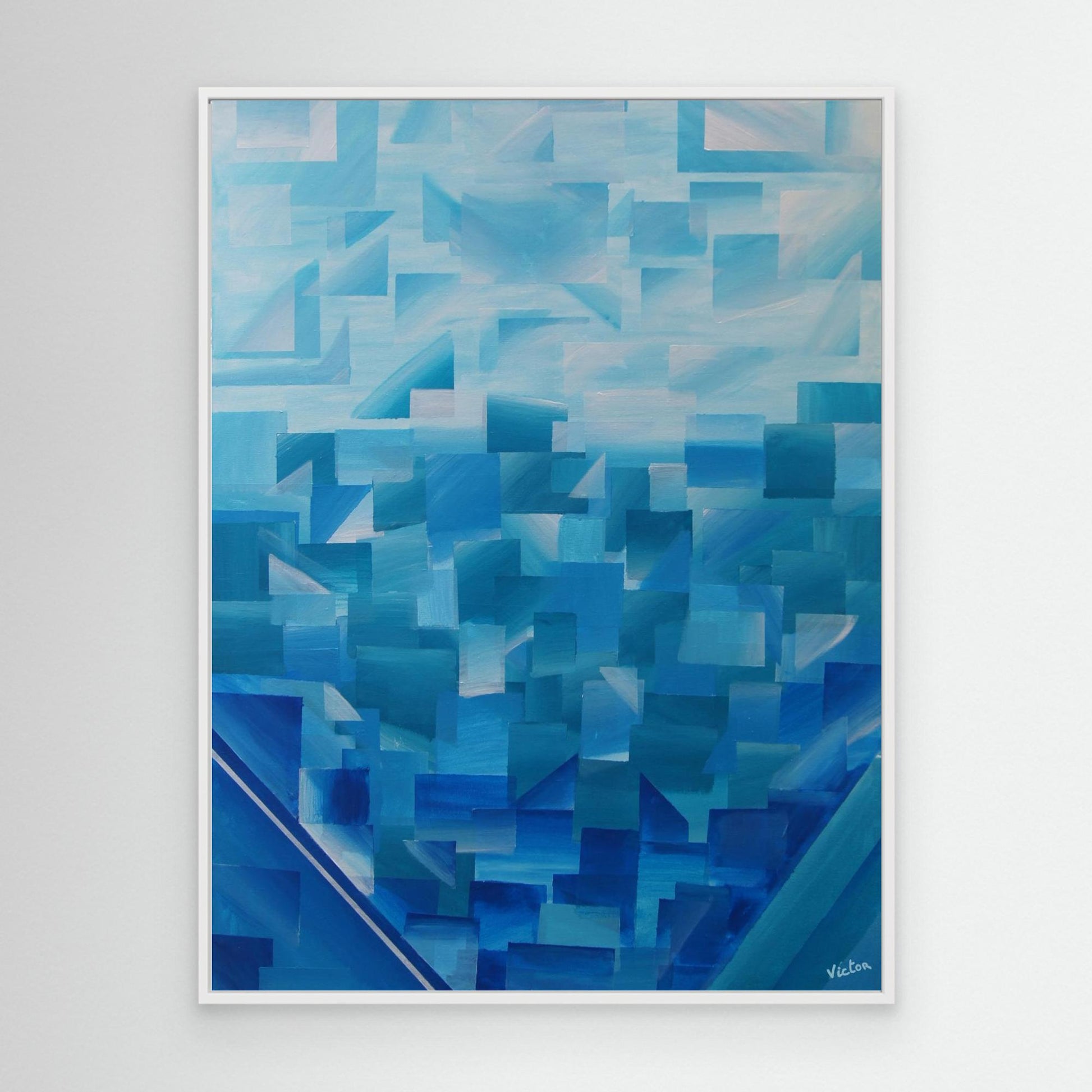 Canvas Print : "Blue Horizon"