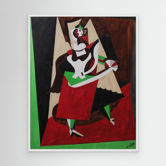 Canvas Print: "The dancer at Cabaret"