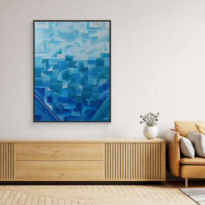 Canvas Print : "Blue Horizon"