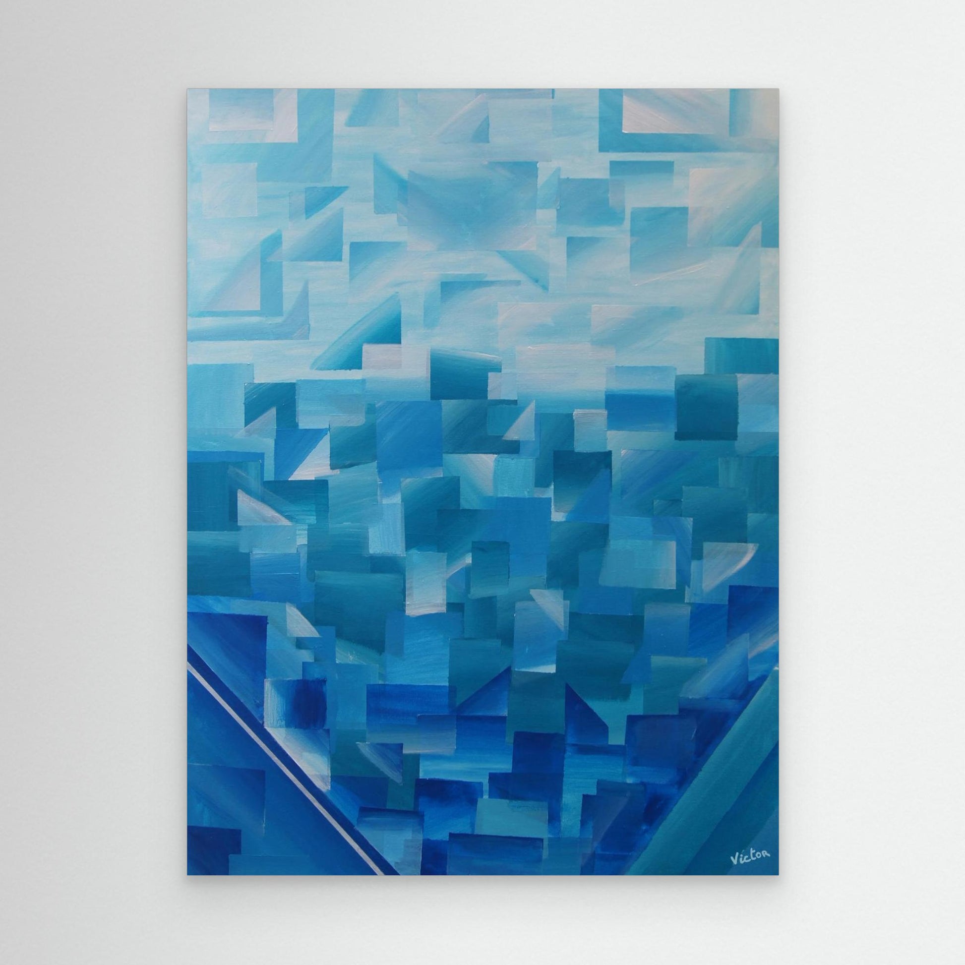 Canvas Print : "Blue Horizon"