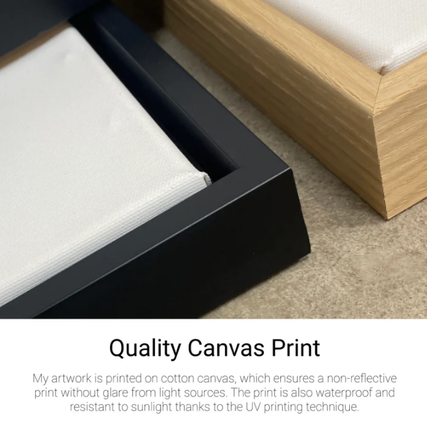Canvas Print: Mosaic "Rainbow"