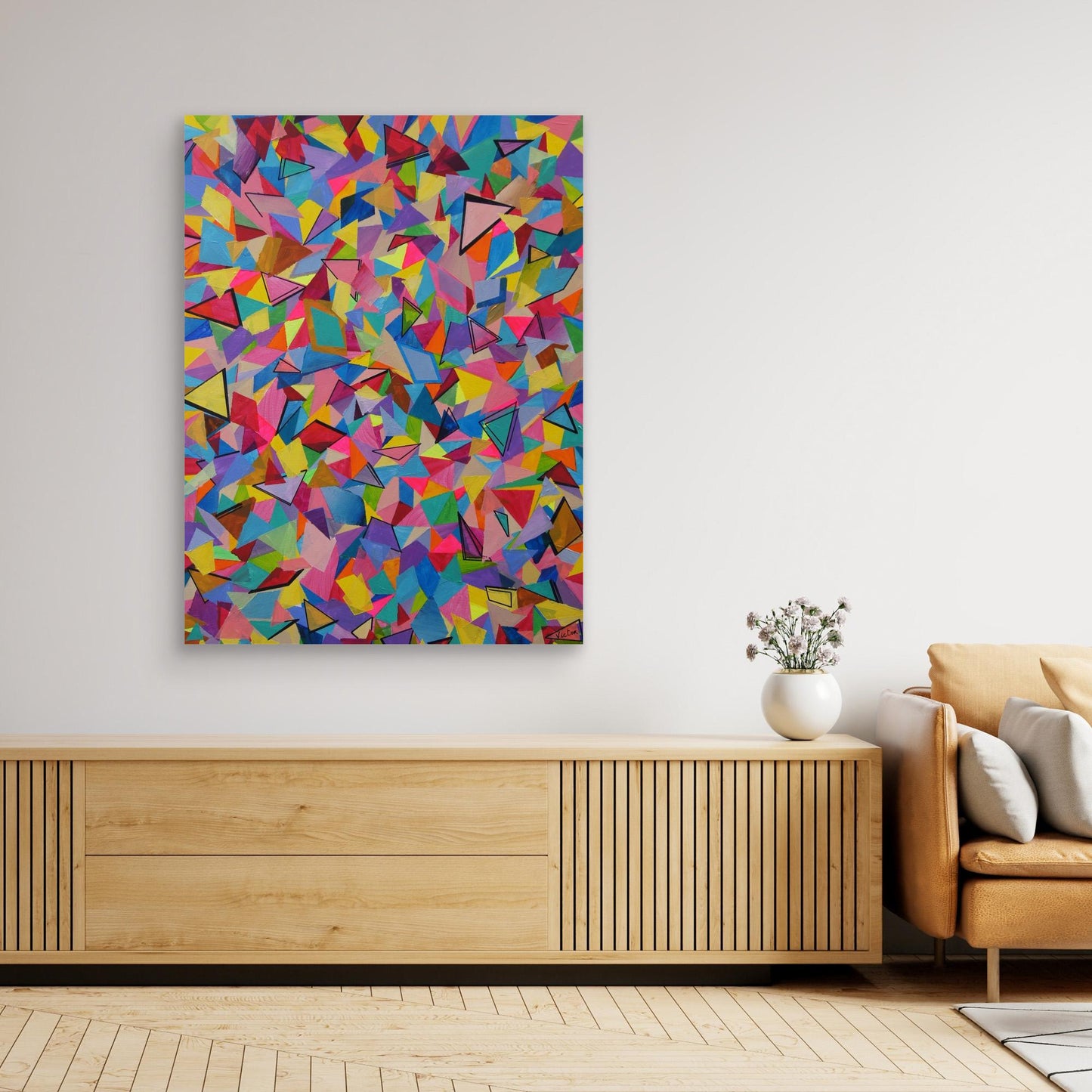 Canvas Print: "Walk along the quay"