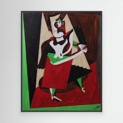 Canvas Print: "The dancer at Cabaret"