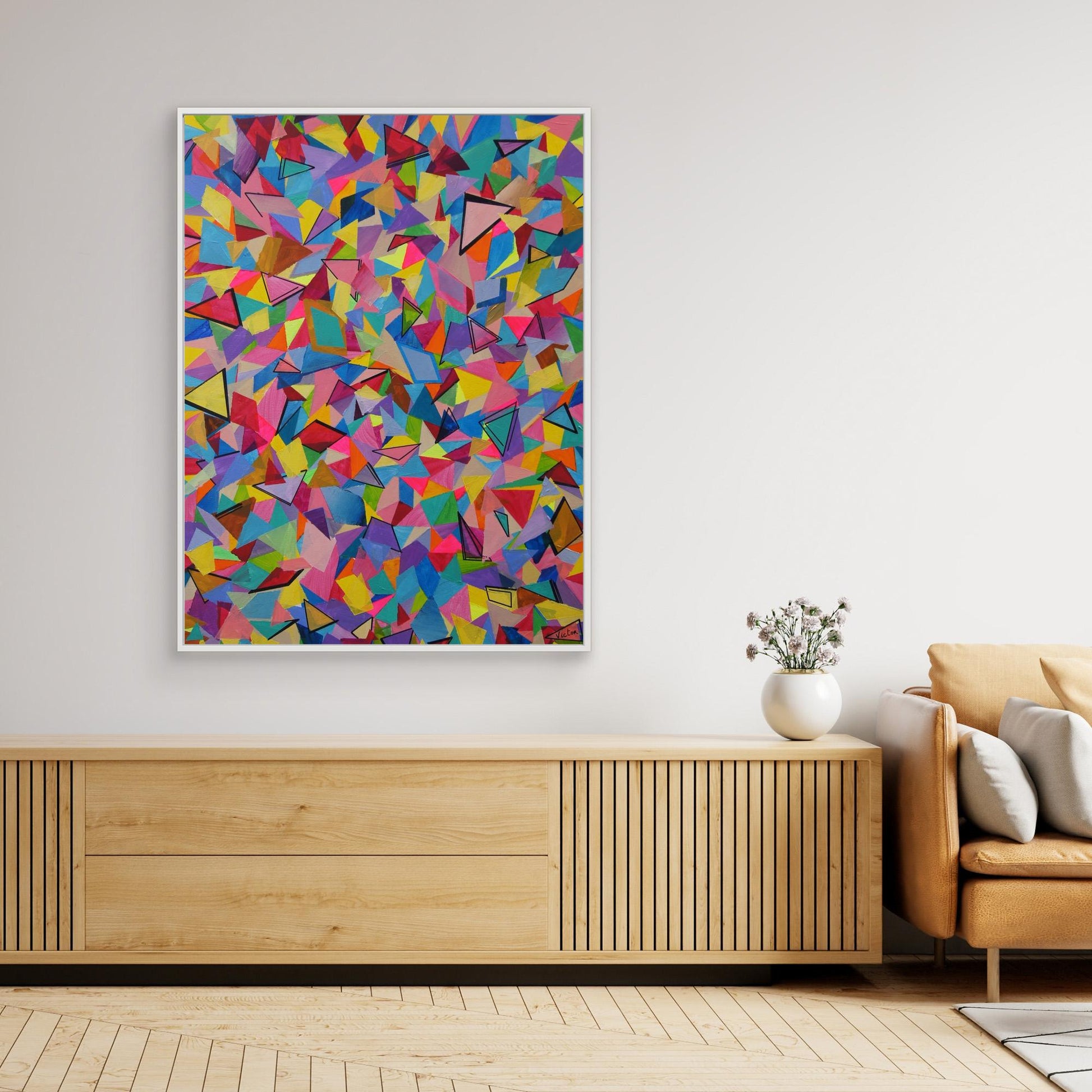 Canvas Print: "Walk along the quay"